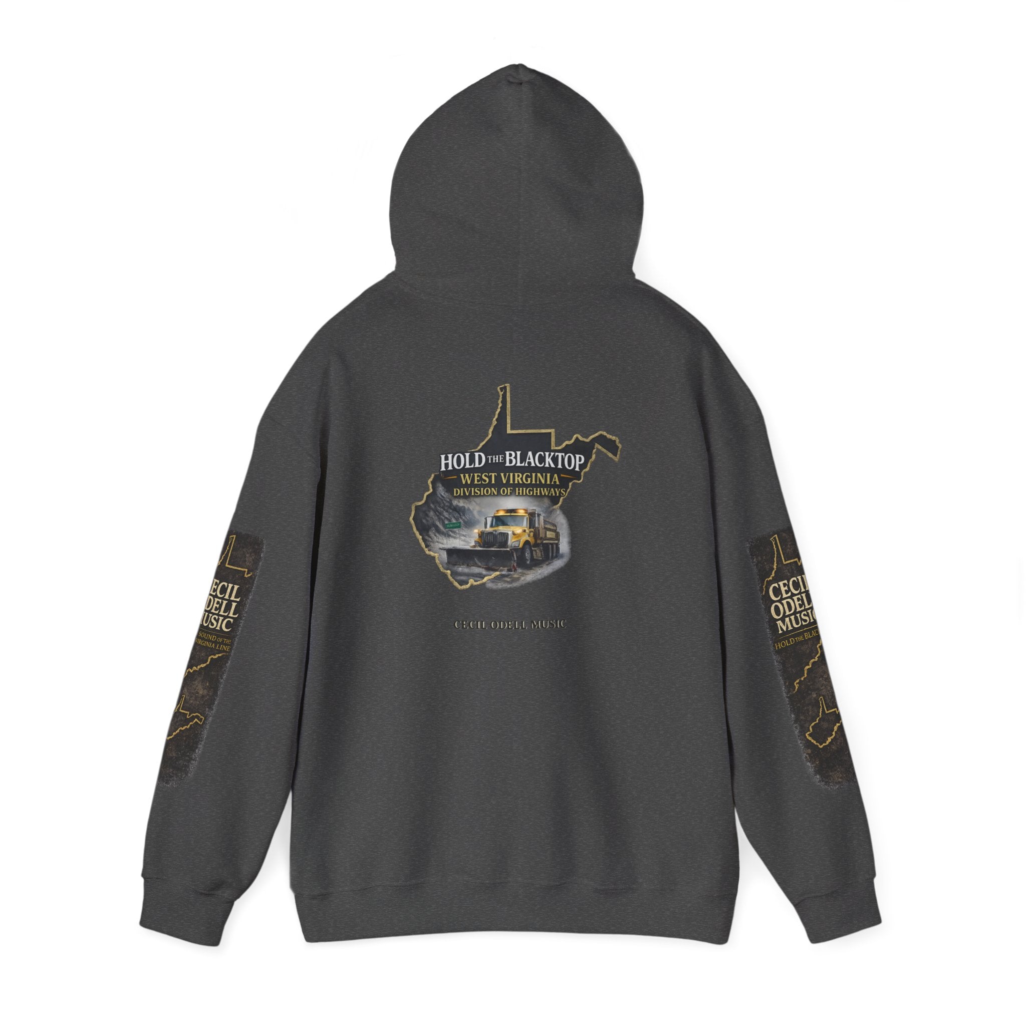 Hold the Blacktop Hoodie: Classic Road Trip Graphic Pullover