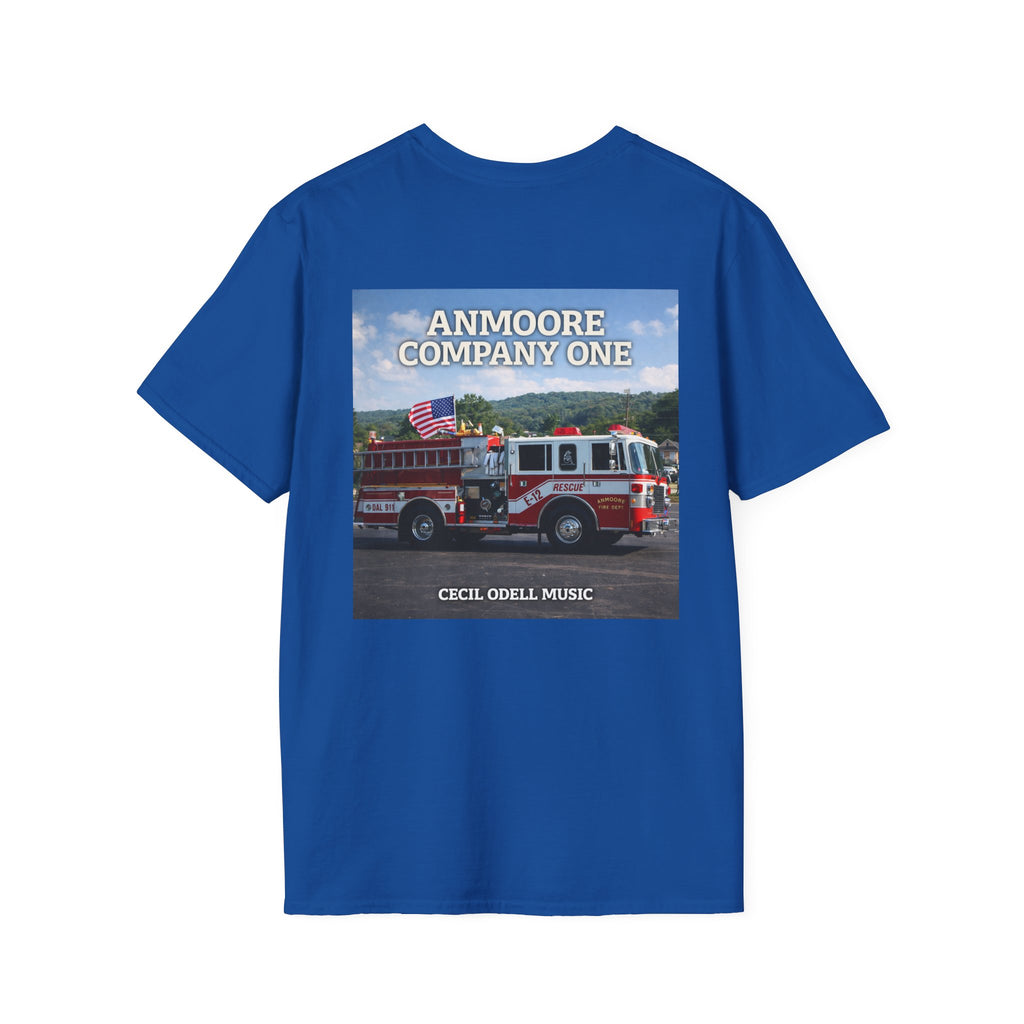 Firetruck Band Tee: "Anmoore Company One" Graphic T-Shirt