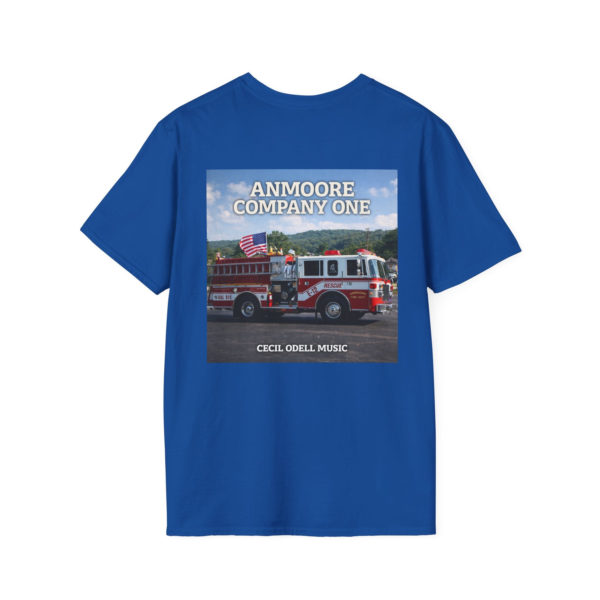 Firetruck Band Tee: "Anmoore Company One" Graphic T-Shirt