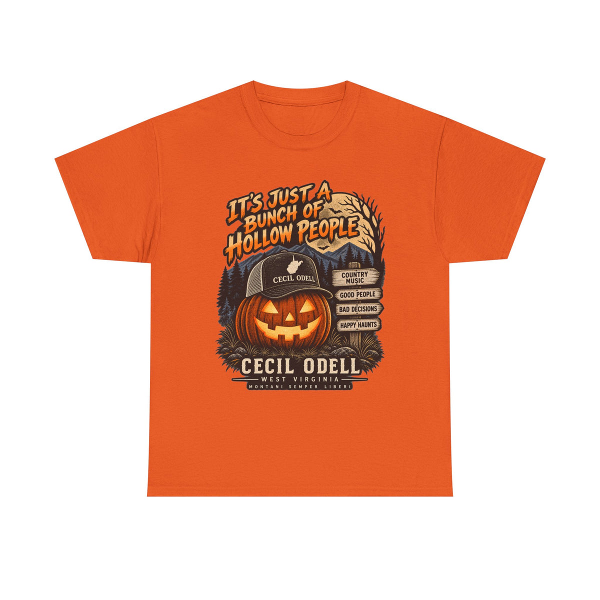 It's Just a Bunch of Hollow People Halloween Tee | Cecil Odell