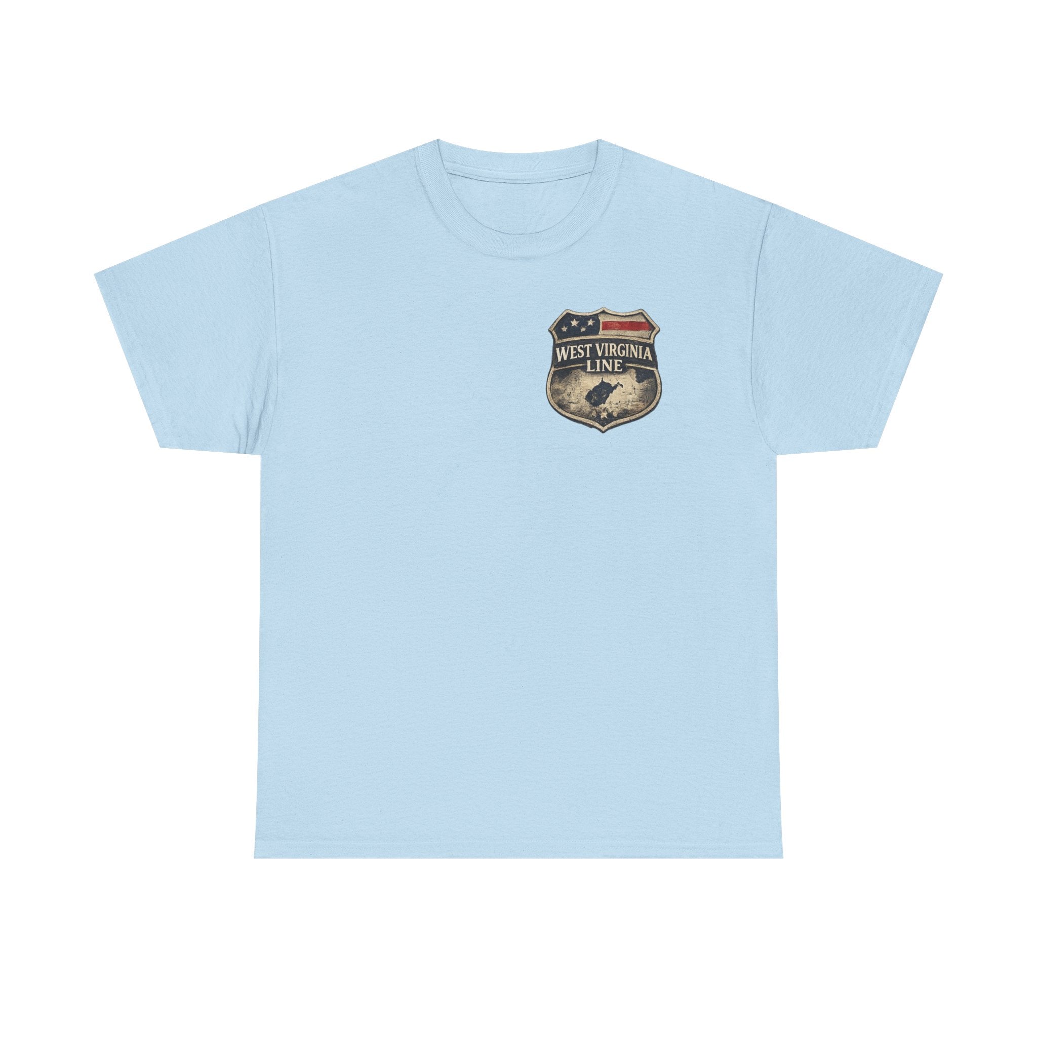 West Virginia Line Benefit Tee: Supporting First Responders (Eagle & Flag)