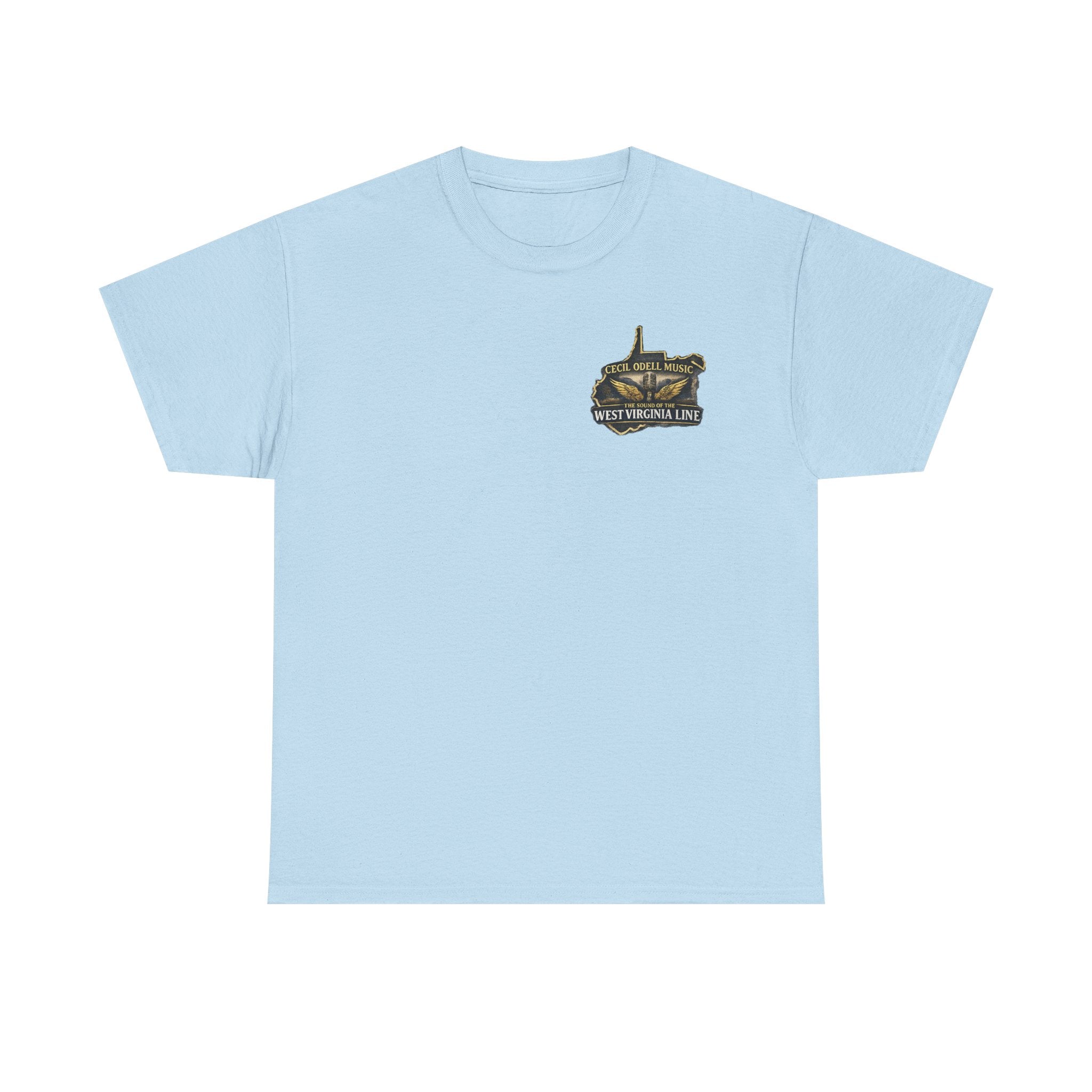 West Virginia First Responders Tribute Tee: State Emblem & American Flag Memorial Shirt