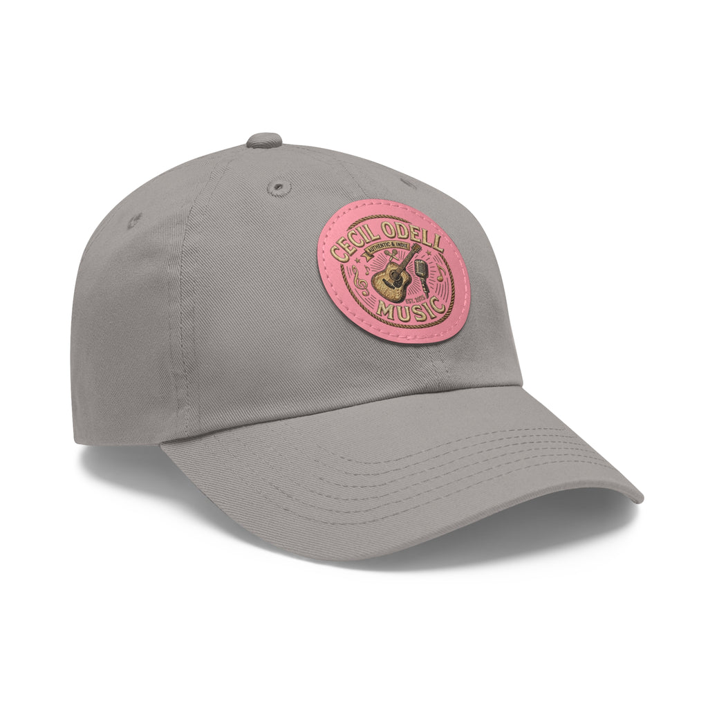Cecil Odell Music Leather Patch Dad Hat