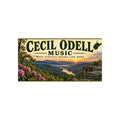 Cecil Odell Music Bumper Sticker — "West Virginia Sounds Like Home" Scenic Decal