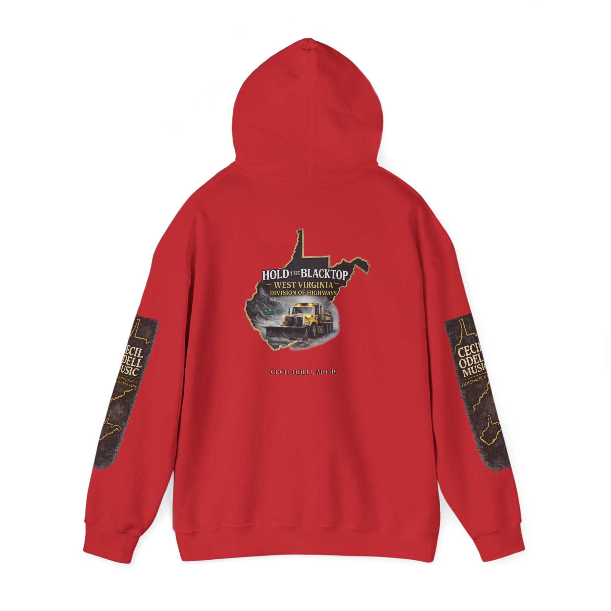 Hold the Blacktop Hoodie: Classic Road Trip Graphic Pullover