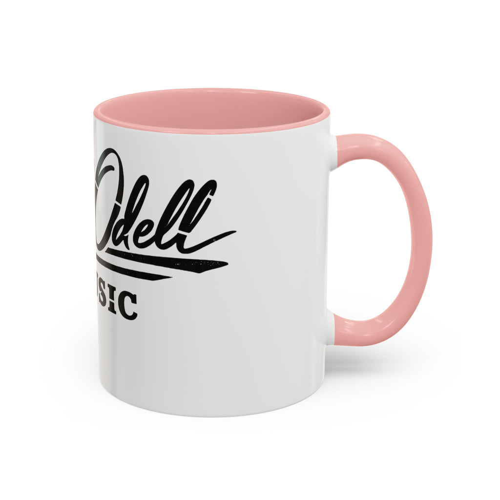 Cecil Odell Music Accent Coffee Mug: Black-Trim Musician Gift (11/15 oz)