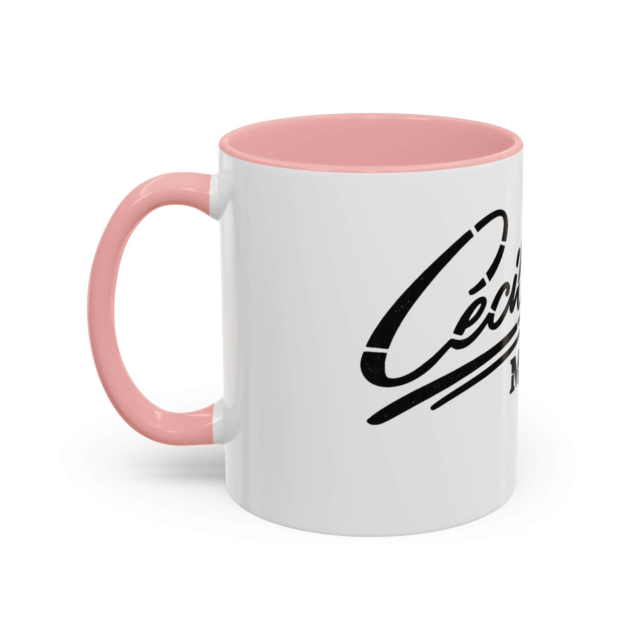 Cecil Odell Music Accent Coffee Mug: Black-Trim Musician Gift (11/15 oz)