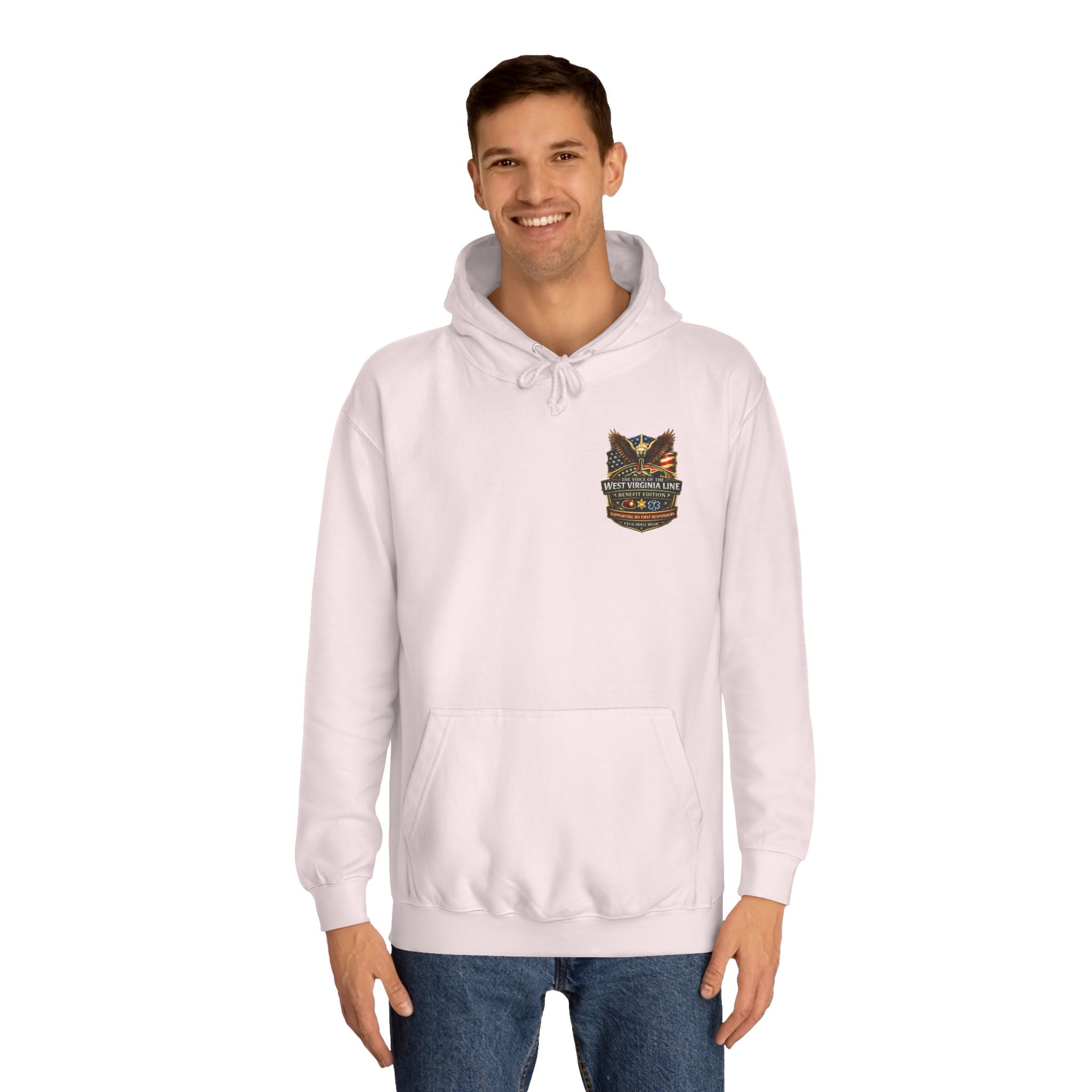 West Virginia Line Badge Hoodie: State & First Responder Tribute