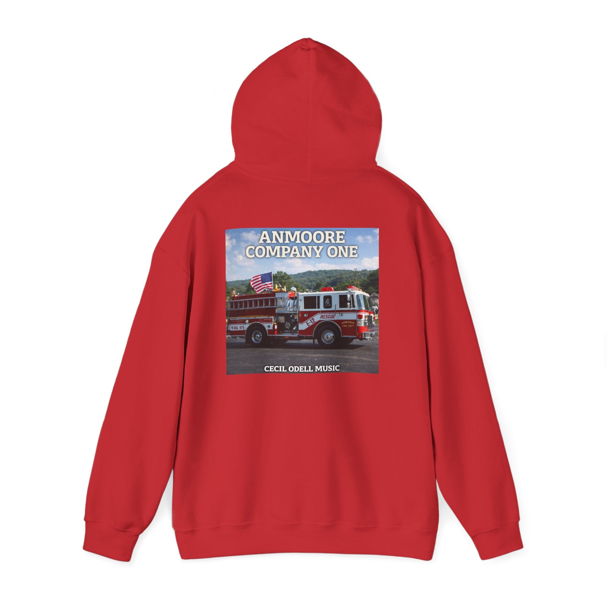 West Virginia Line Firetruck Hoodie: "The Sound of the West Virginia Line" Tribute Sweatshirt
