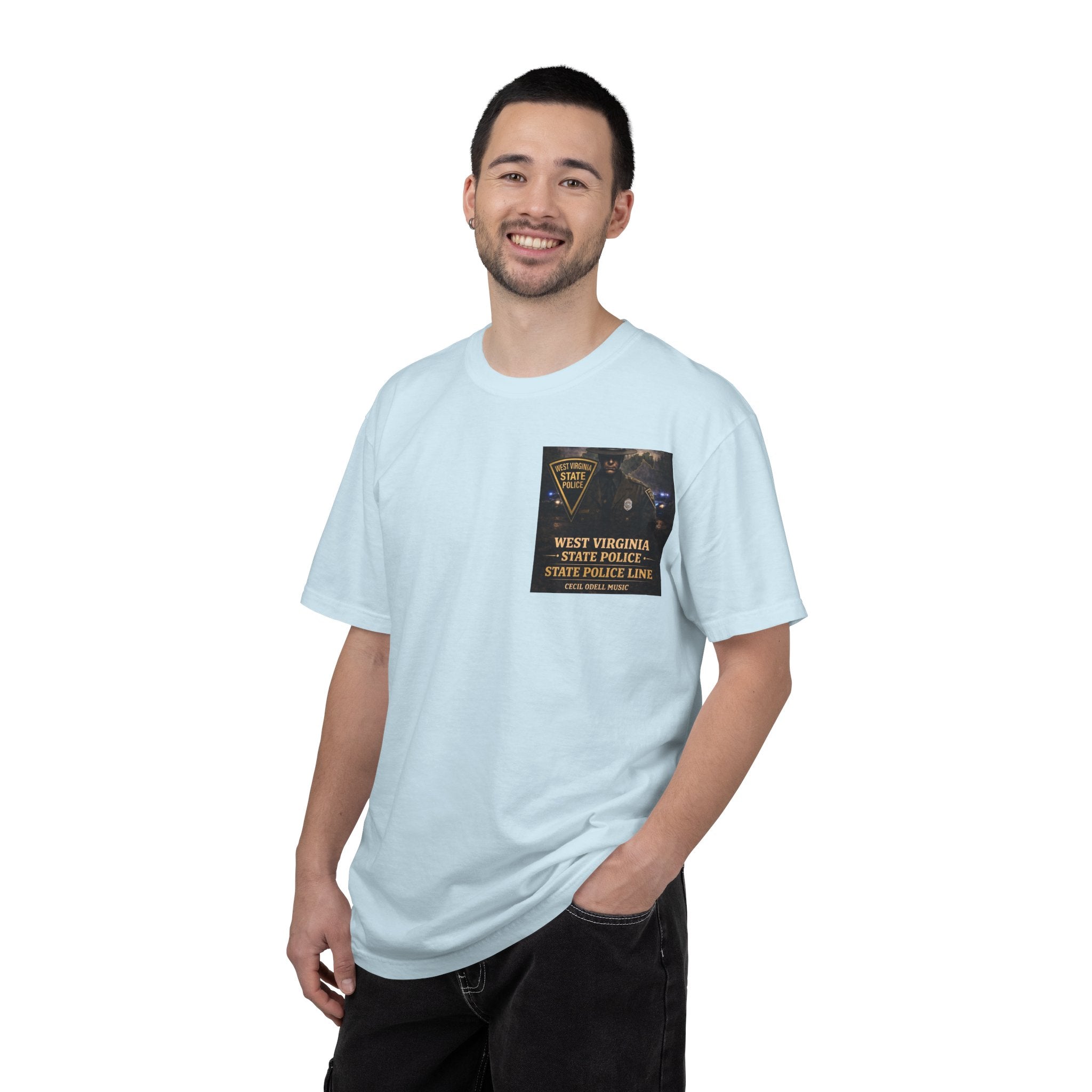 West Virginia State Police Graphic T-Shirt: 'State Police Line' Back Print