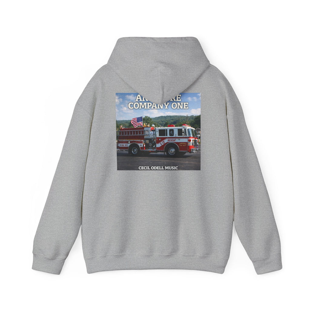 West Virginia Line Firetruck Hoodie: "The Sound of the West Virginia Line" Tribute Sweatshirt