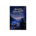 Poster: "Mountain Blue Lights" Movie-Style Gloss Art Print