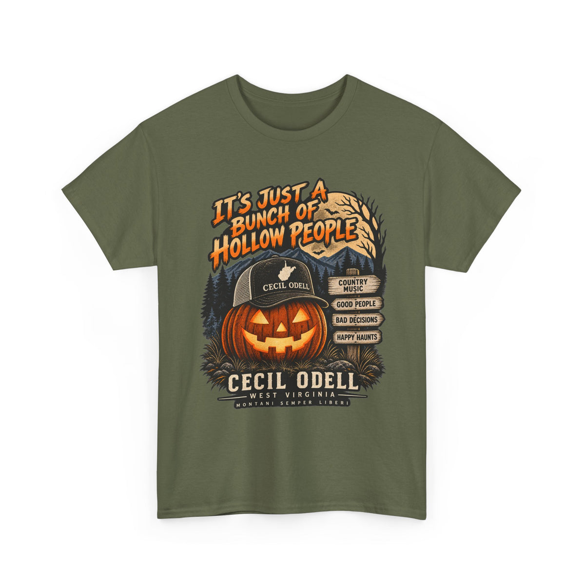 It's Just a Bunch of Hollow People Halloween Tee | Cecil Odell
