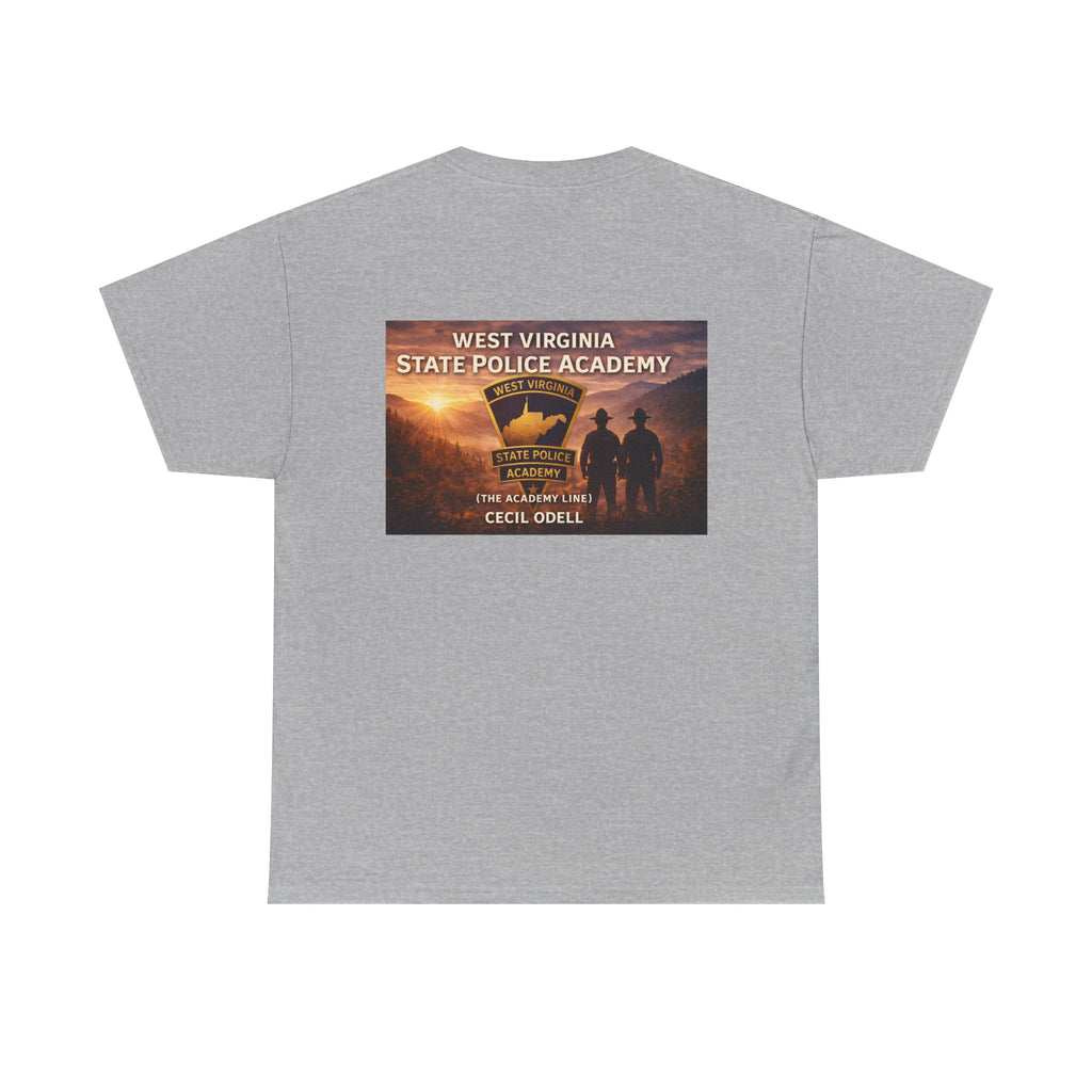 State Police Academy T-Shirt - West Virginia Honor Badge Design