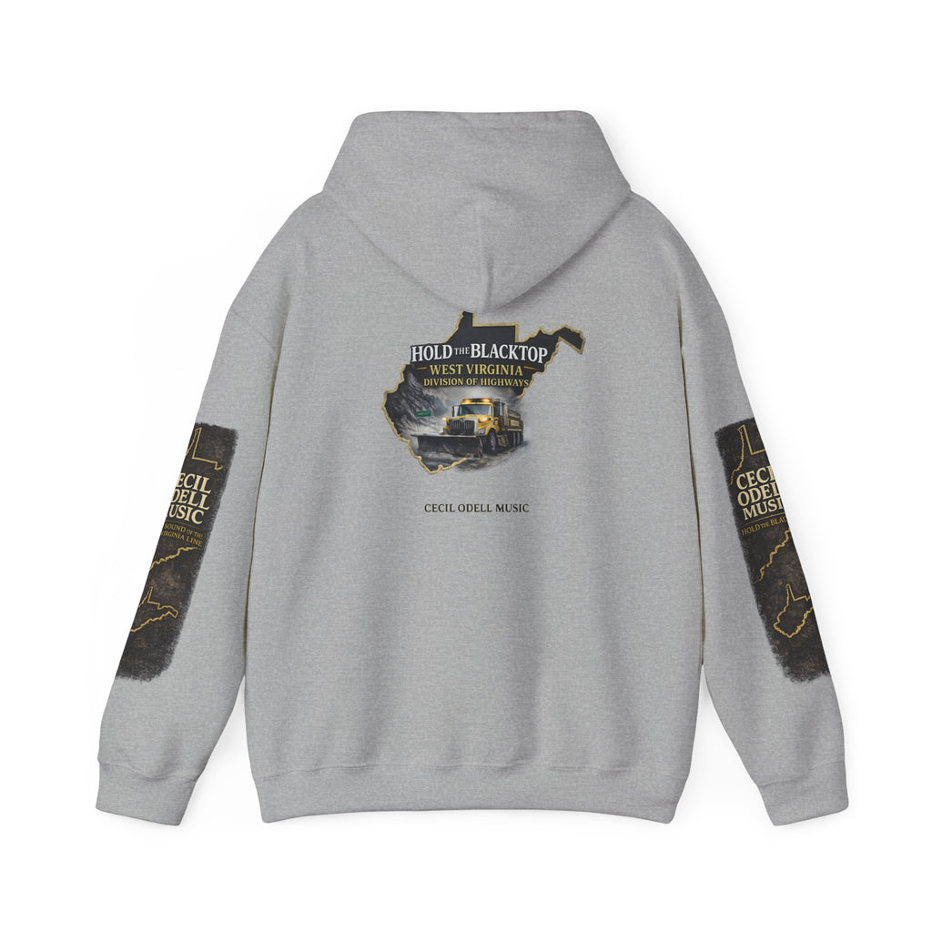 Hold the Blacktop Hoodie: Classic Road Trip Graphic Pullover