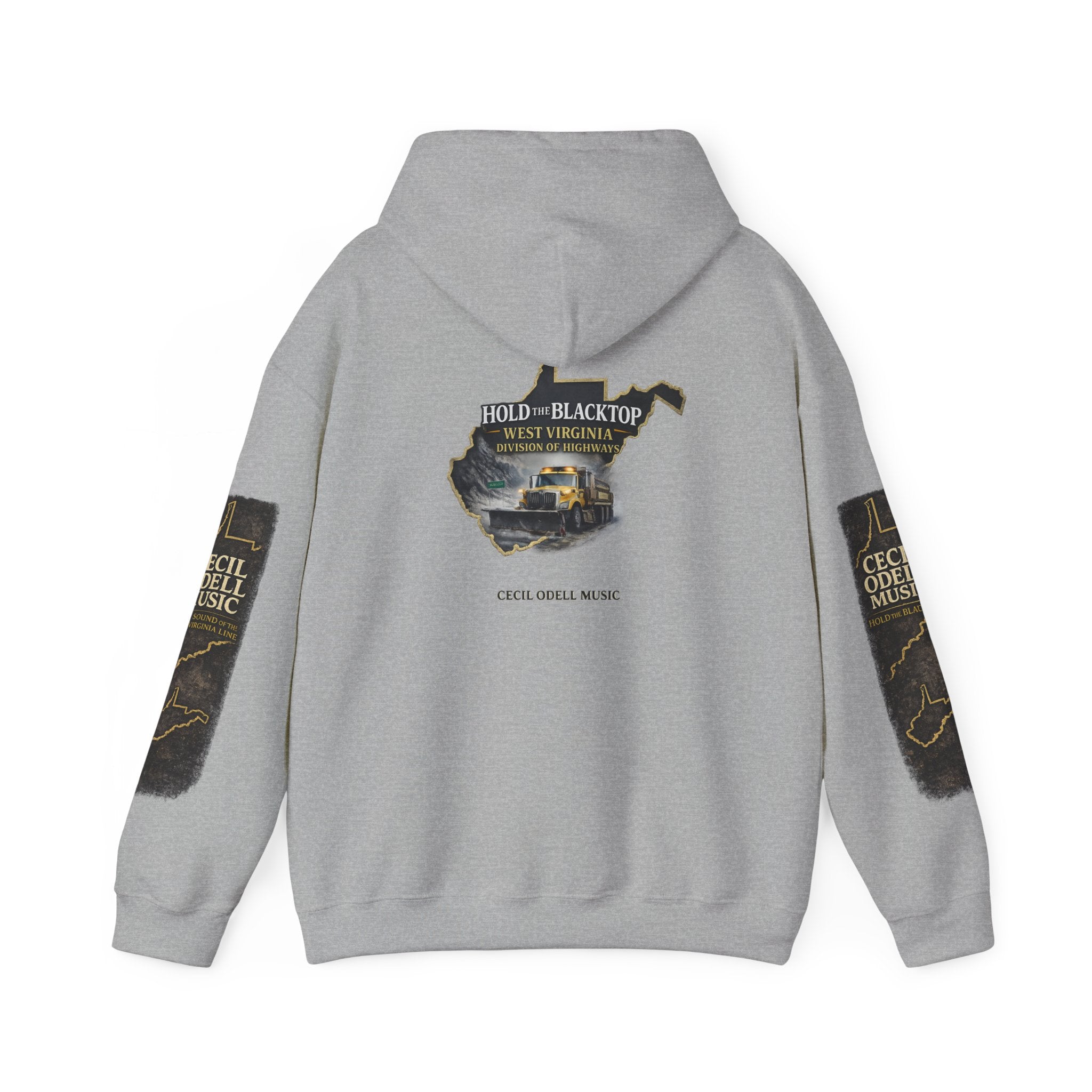 Hold the Blacktop Hoodie: Classic Road Trip Graphic Pullover