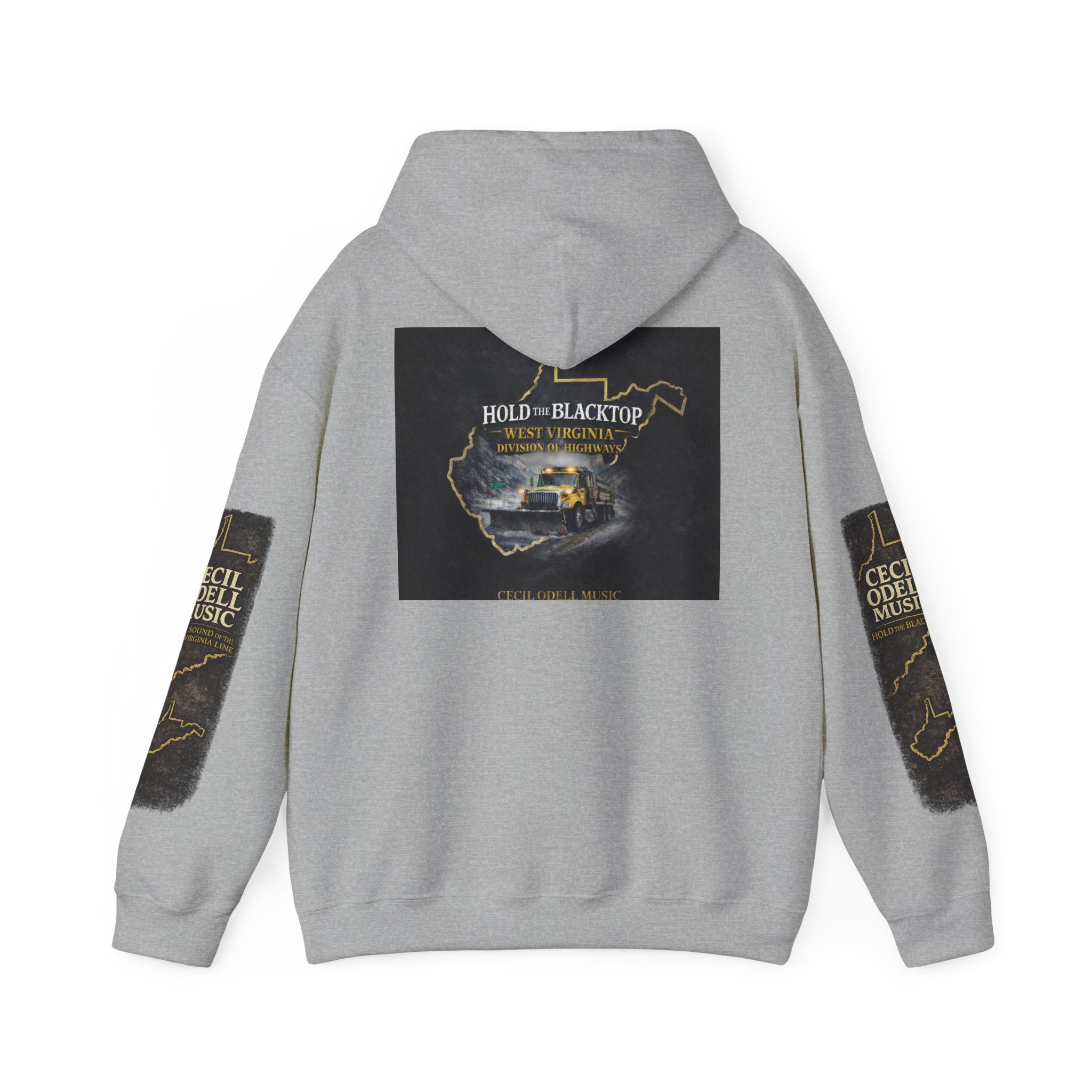 Hoodie: "Hold The Blacktop" Vintage Road Trip Graphic Pullover