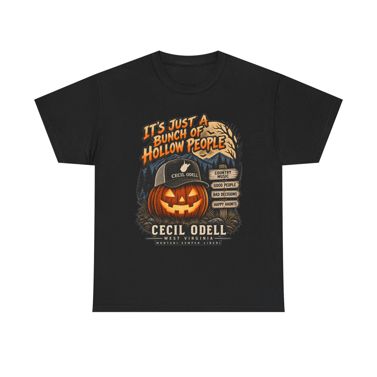 It's Just a Bunch of Hollow People Halloween Tee | Cecil Odell