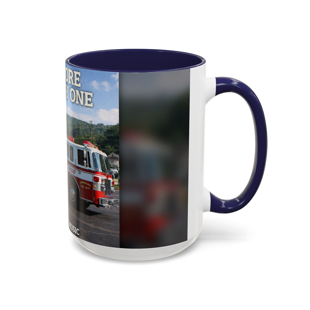 Fire Truck Coffee Mug: Anmoore Company One Tribute (Cecil Odell Music)