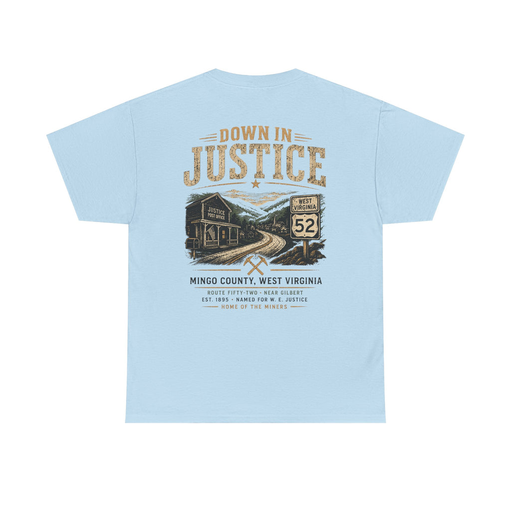 T-Shirt — "Down in Justice"