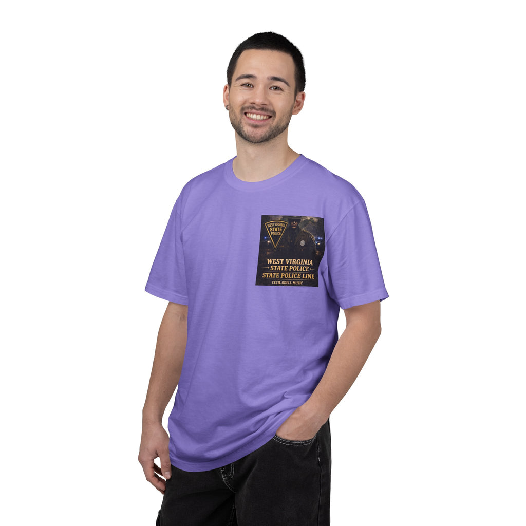 West Virginia State Police Graphic T-Shirt: 'State Police Line' Back Print