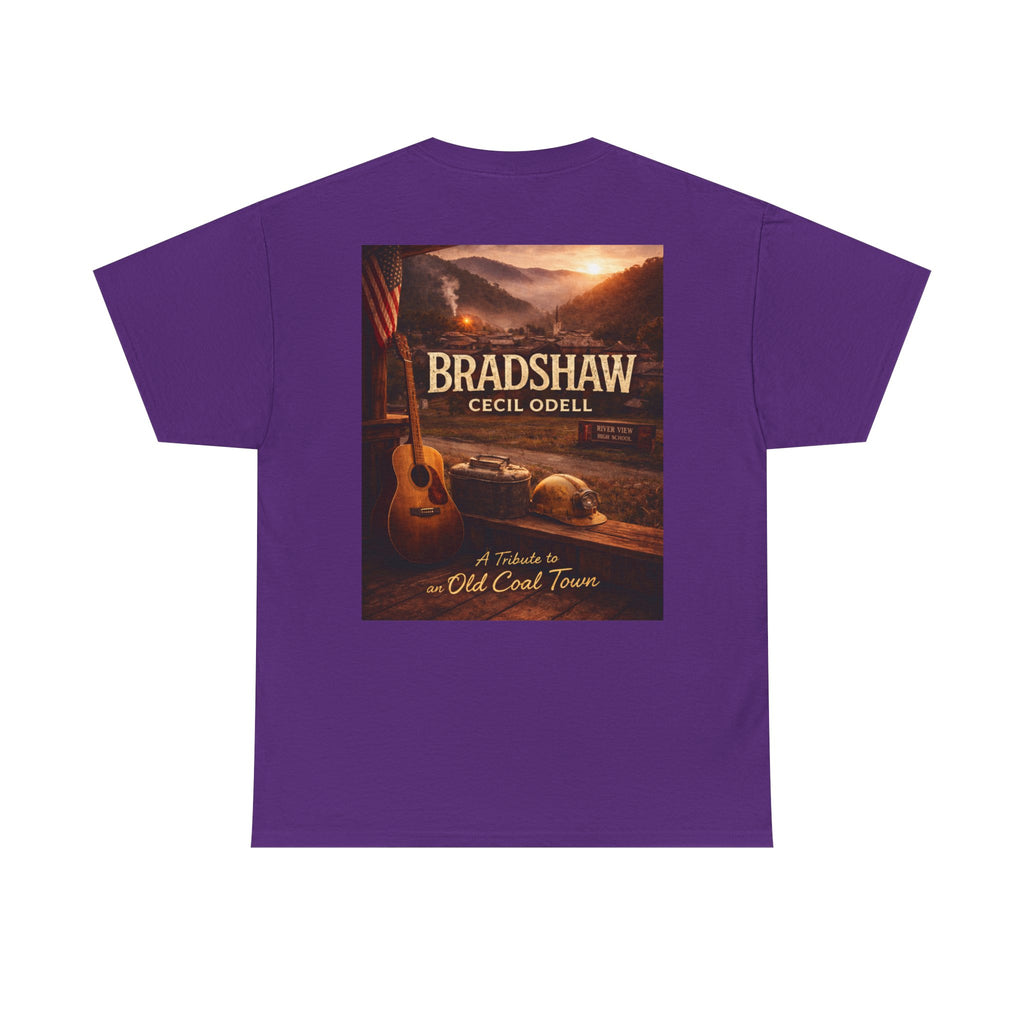 Bradshaw Cecil Odell Tribute Tee: Vintage Appalachian Guitar Poster T-Shirt