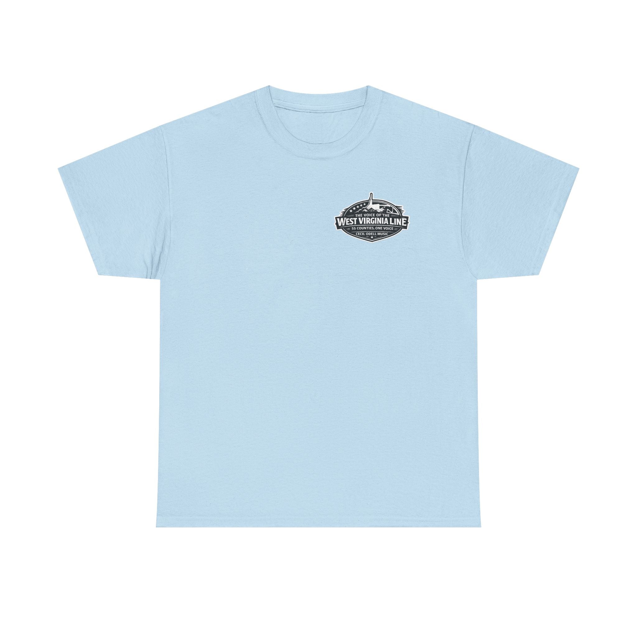 West Virginia Line Tee: 'The Voice of the West Virginia Line' Graphic T-Shirt