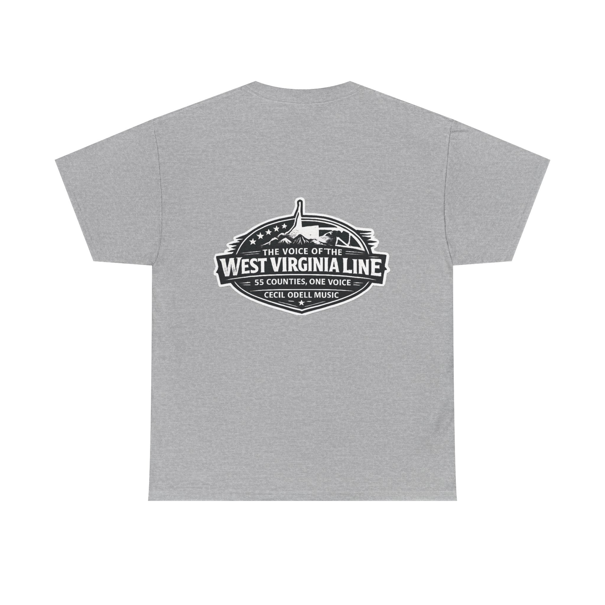 West Virginia Line Tee: 'The Voice of the West Virginia Line' Graphic T-Shirt
