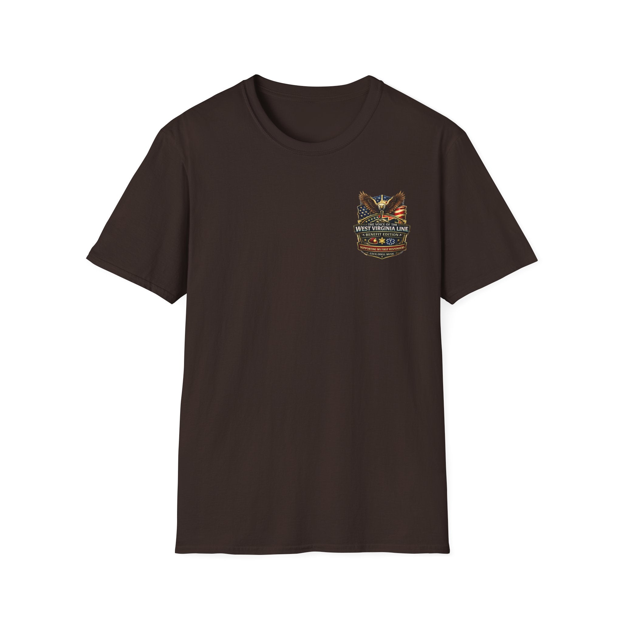 Fire Department T-Shirt: Tunnelton VFD Line Photo Tee