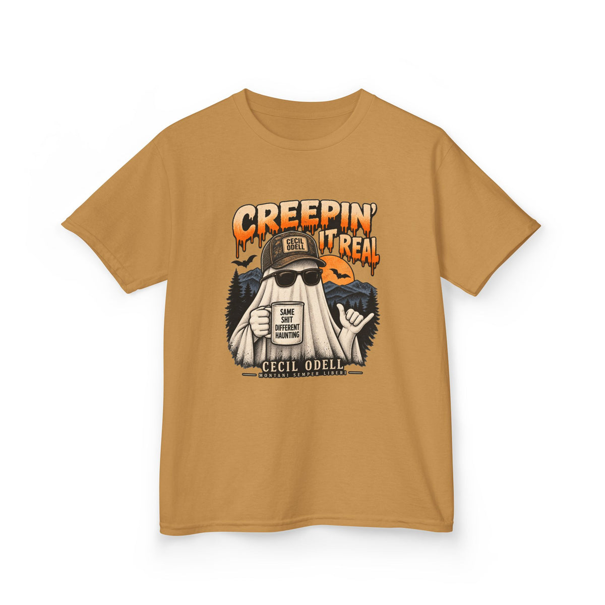 Creepin' It Real Kids Halloween Tee | Cecil Odell