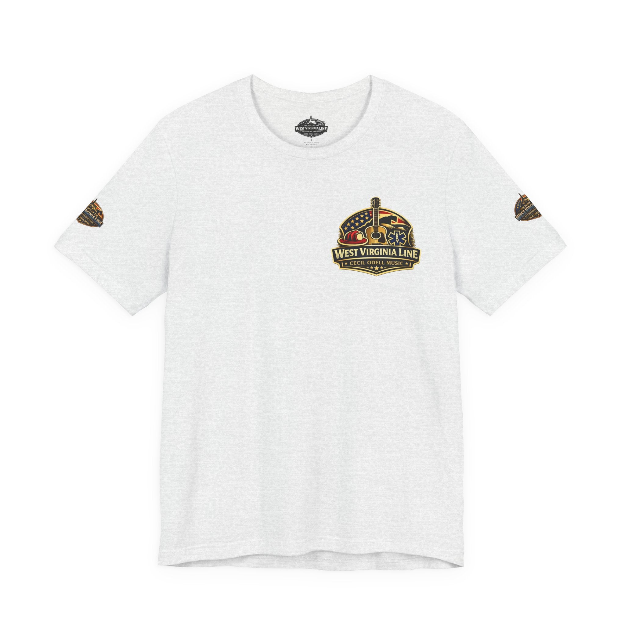 West Virginia Outlaw T-Shirt: Rustic Skull & Guns Country Graphic Tee