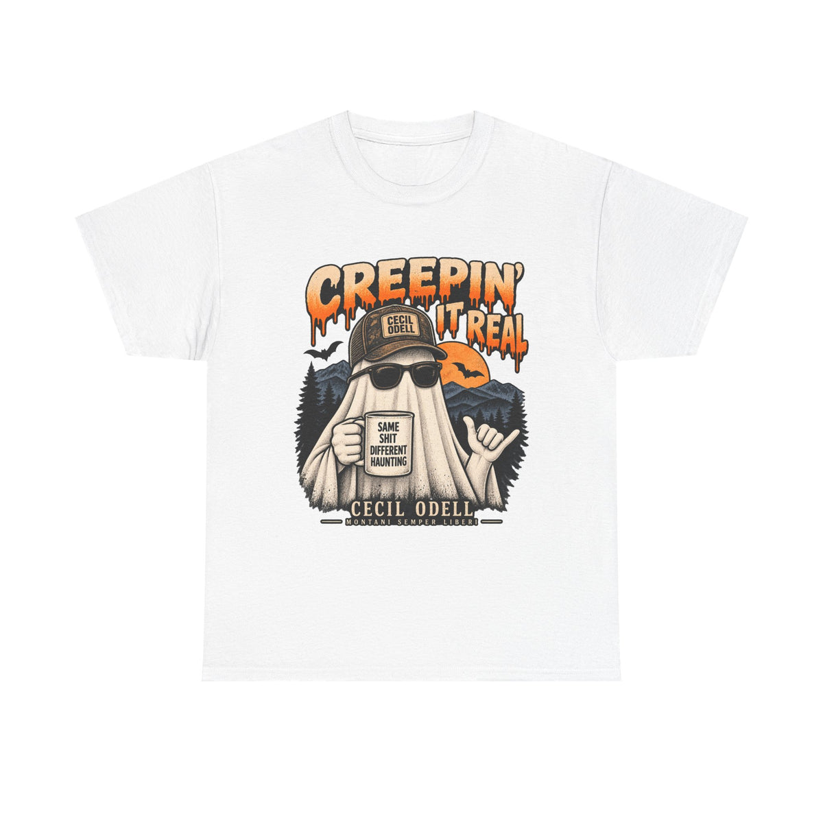 Creepin' It Real Halloween Tee | Cecil Odell