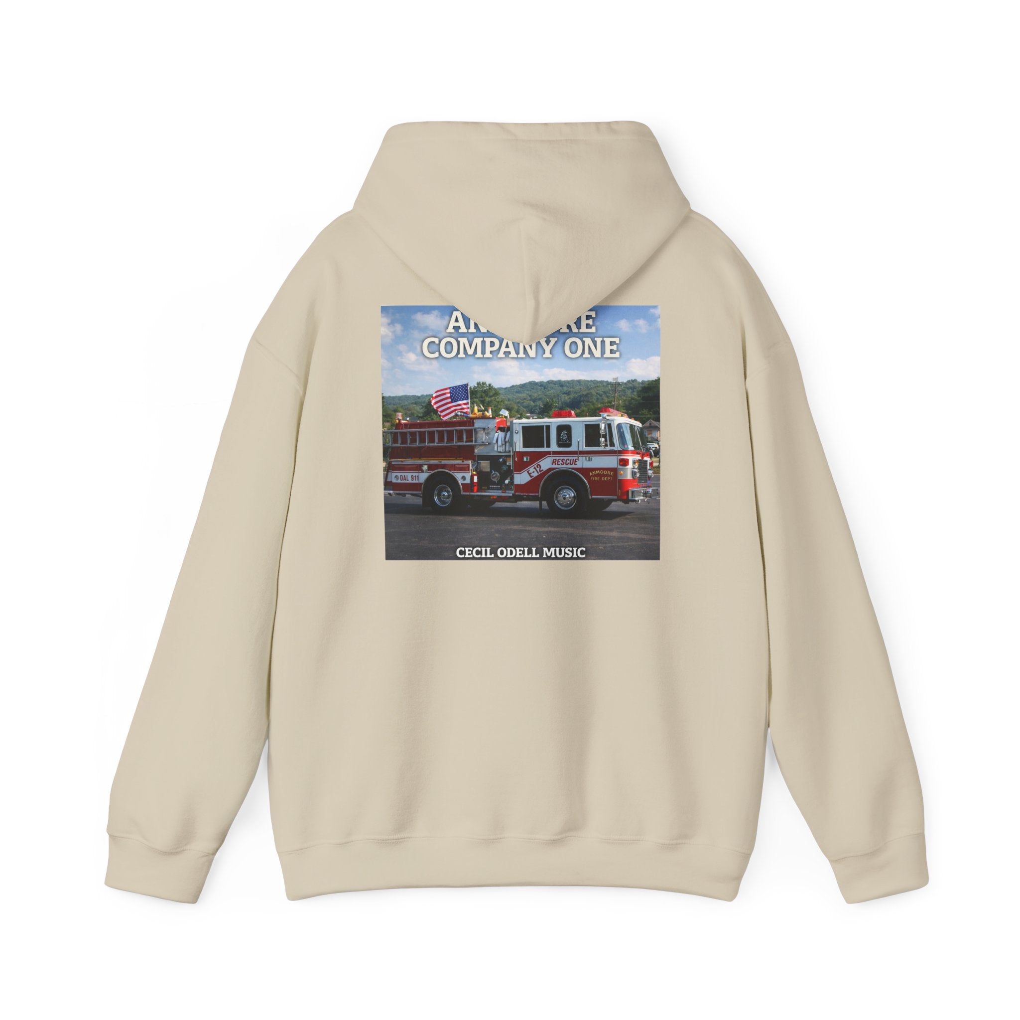 West Virginia Line Firetruck Hoodie: "The Sound of the West Virginia Line" Tribute Sweatshirt