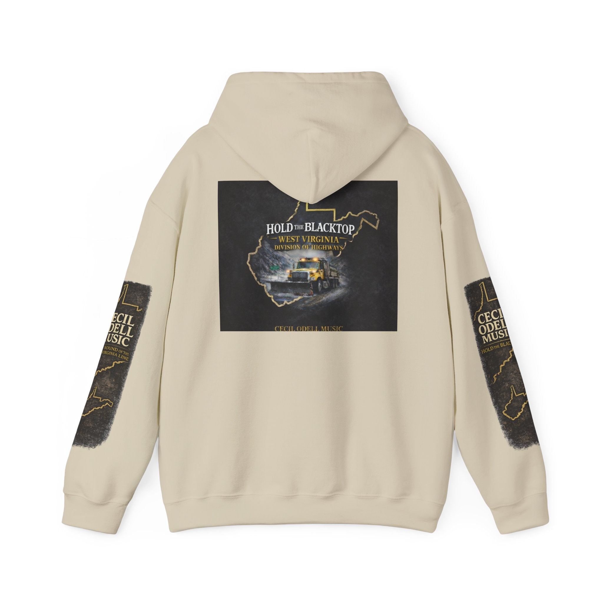 Hoodie: "Hold The Blacktop" Vintage Road Trip Graphic Pullover