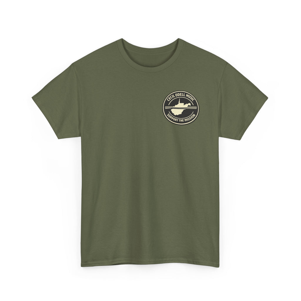 Cecil Odell Music Support the Mission T-Shirt