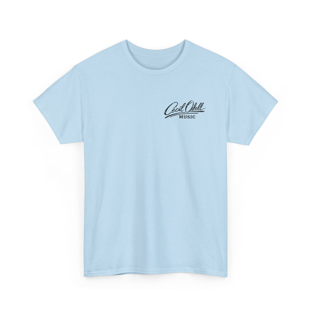 K9 Partner T-Shirt: 'Cecil Odell Music' Script Chest Design