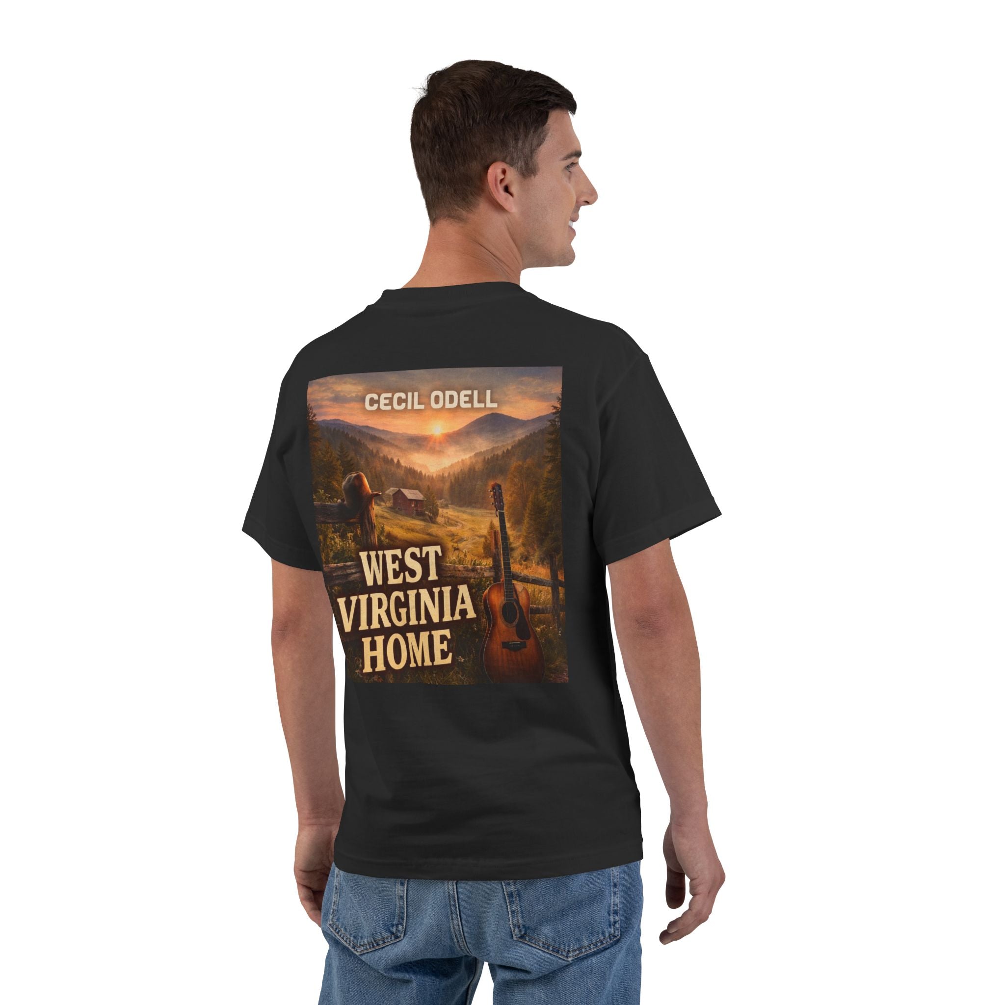 T-Shirt: 'West Virginia Home' Vintage Music Poster Graphic