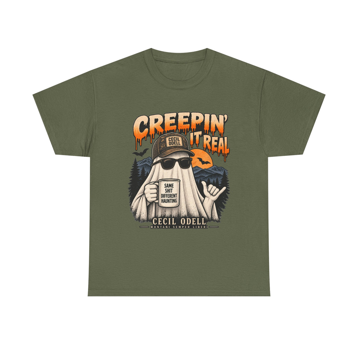Creepin' It Real Halloween Tee | Cecil Odell