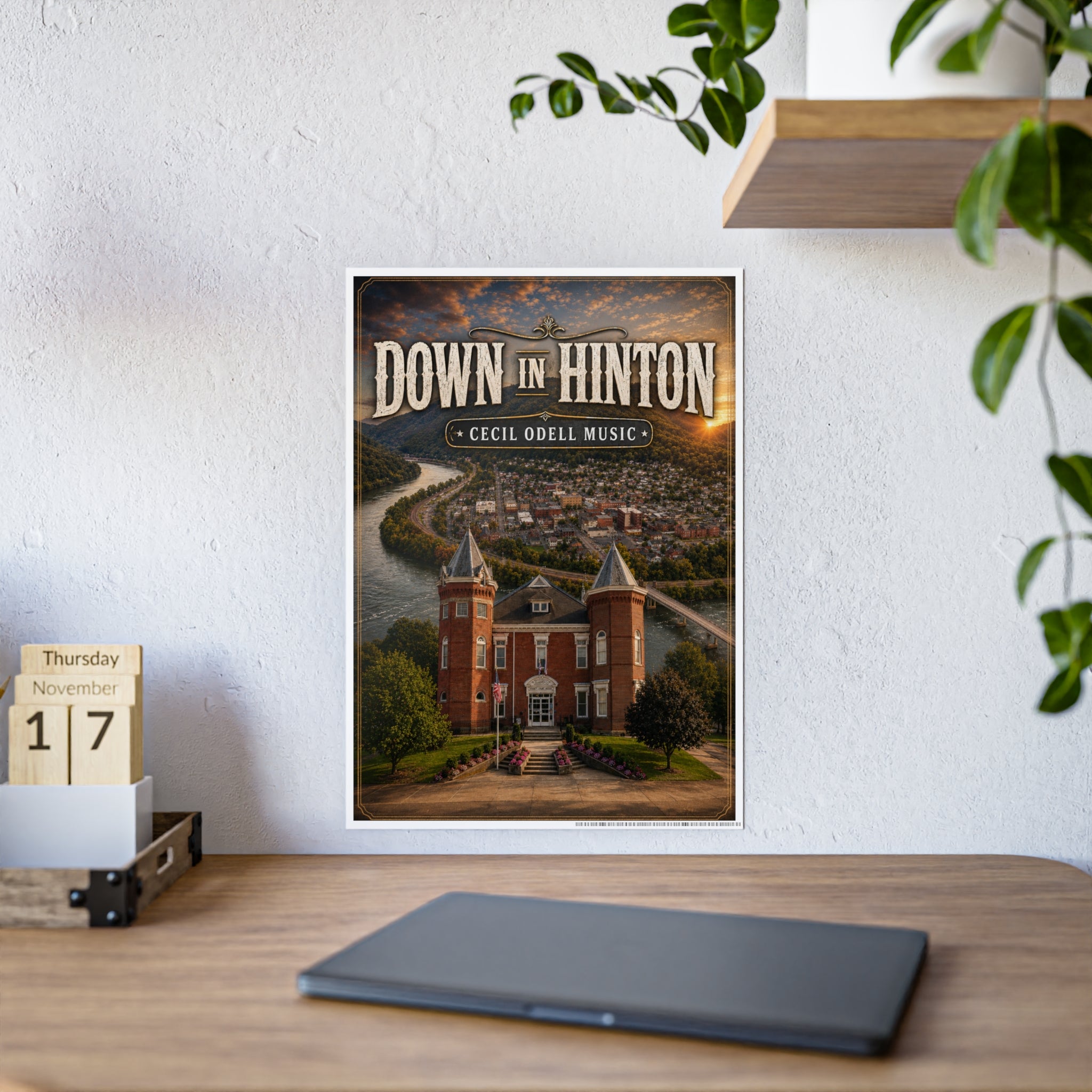 Down in Hinton Gloss Poster