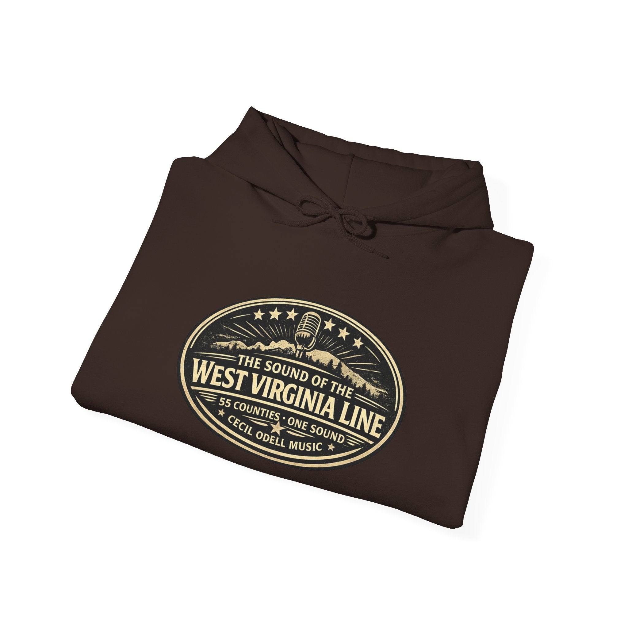 West Virginia Line Firetruck Hoodie: "The Sound of the West Virginia Line" Tribute Sweatshirt