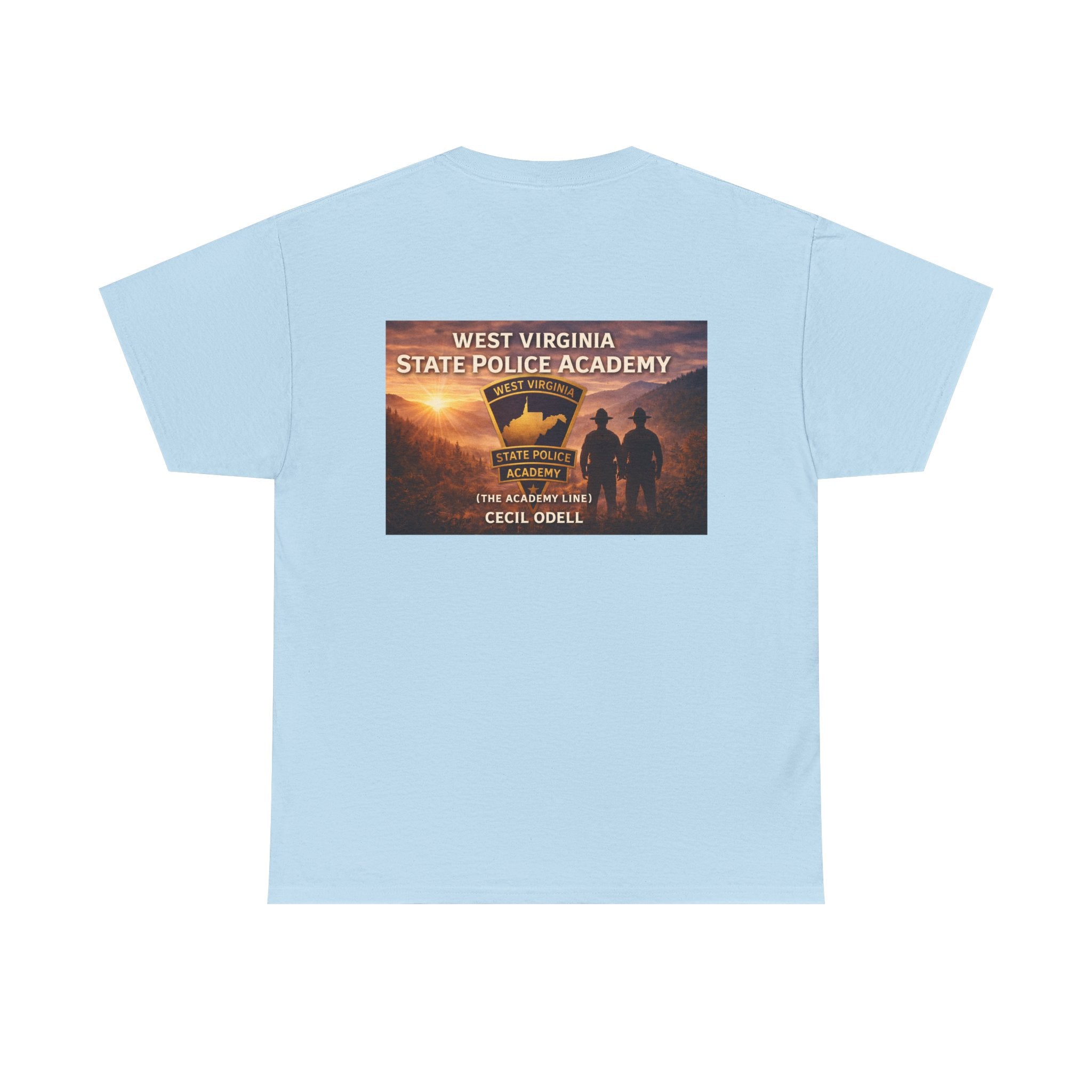 State Police Academy T-Shirt - West Virginia Honor Badge Design
