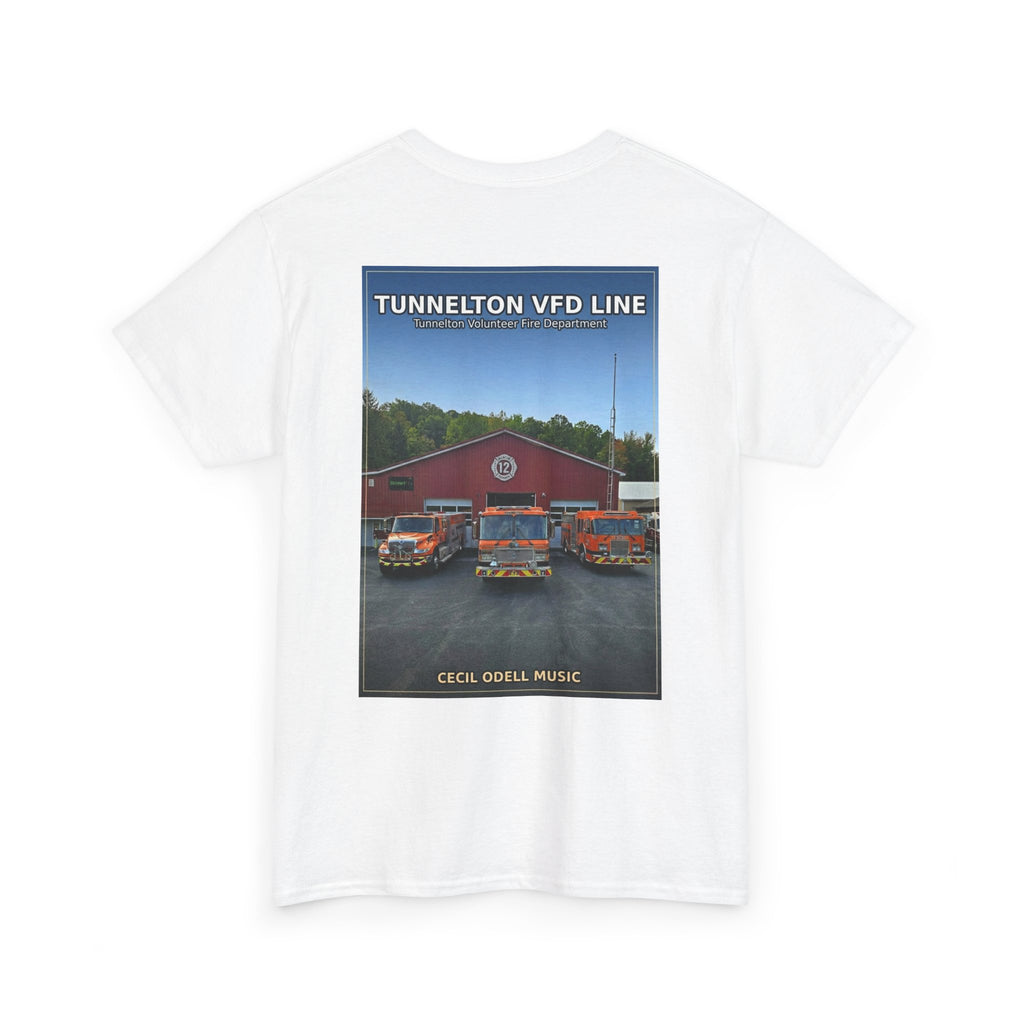 Tunnelton VFD Firetruck Tee: Tunnelton Volunteer Fire Department Shirt