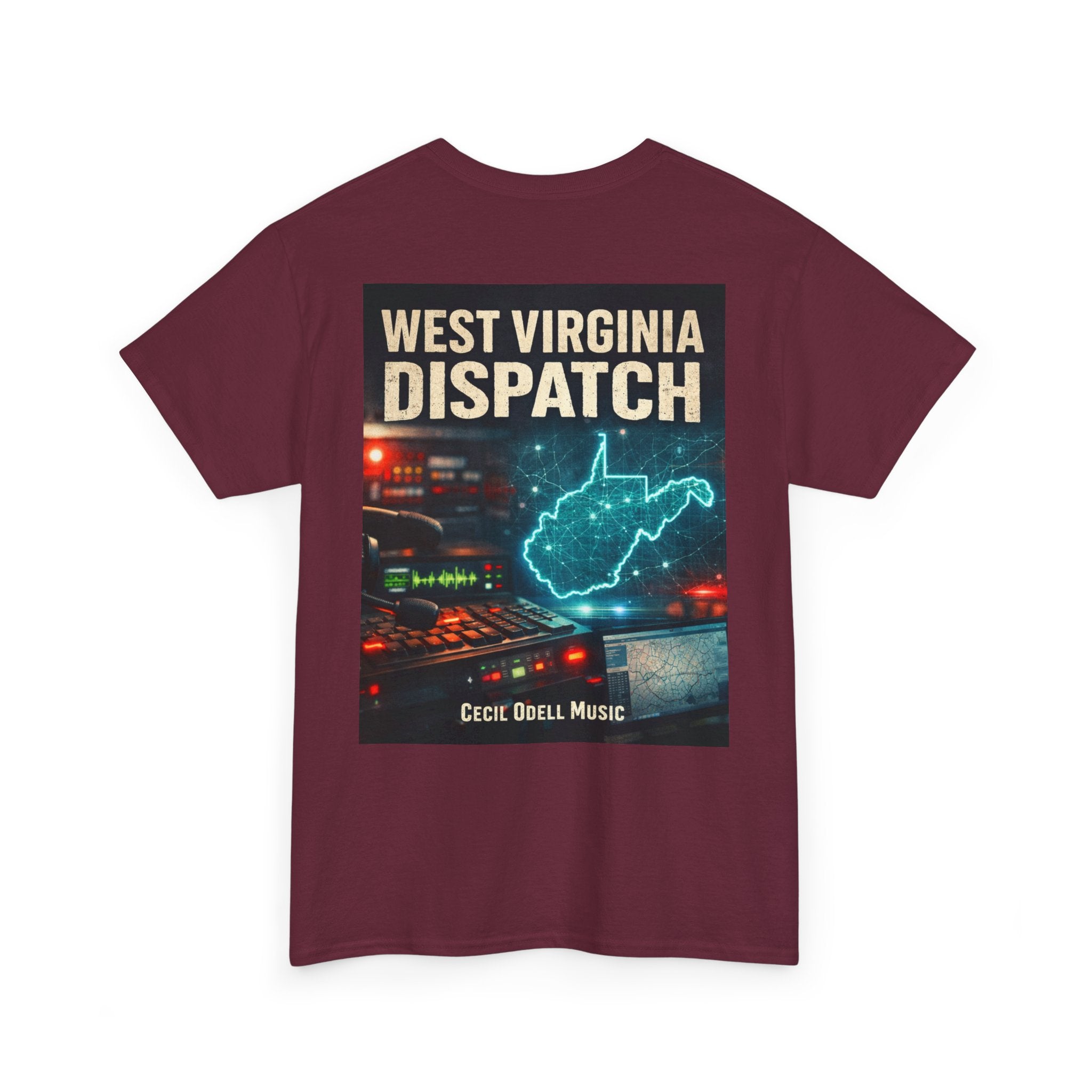 T-Shirt: West Virginia Dispatch Music Tee