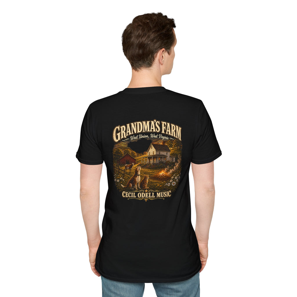 Grandma's Farm T-Shirt: West Union West Virginia Rustic Country Tee