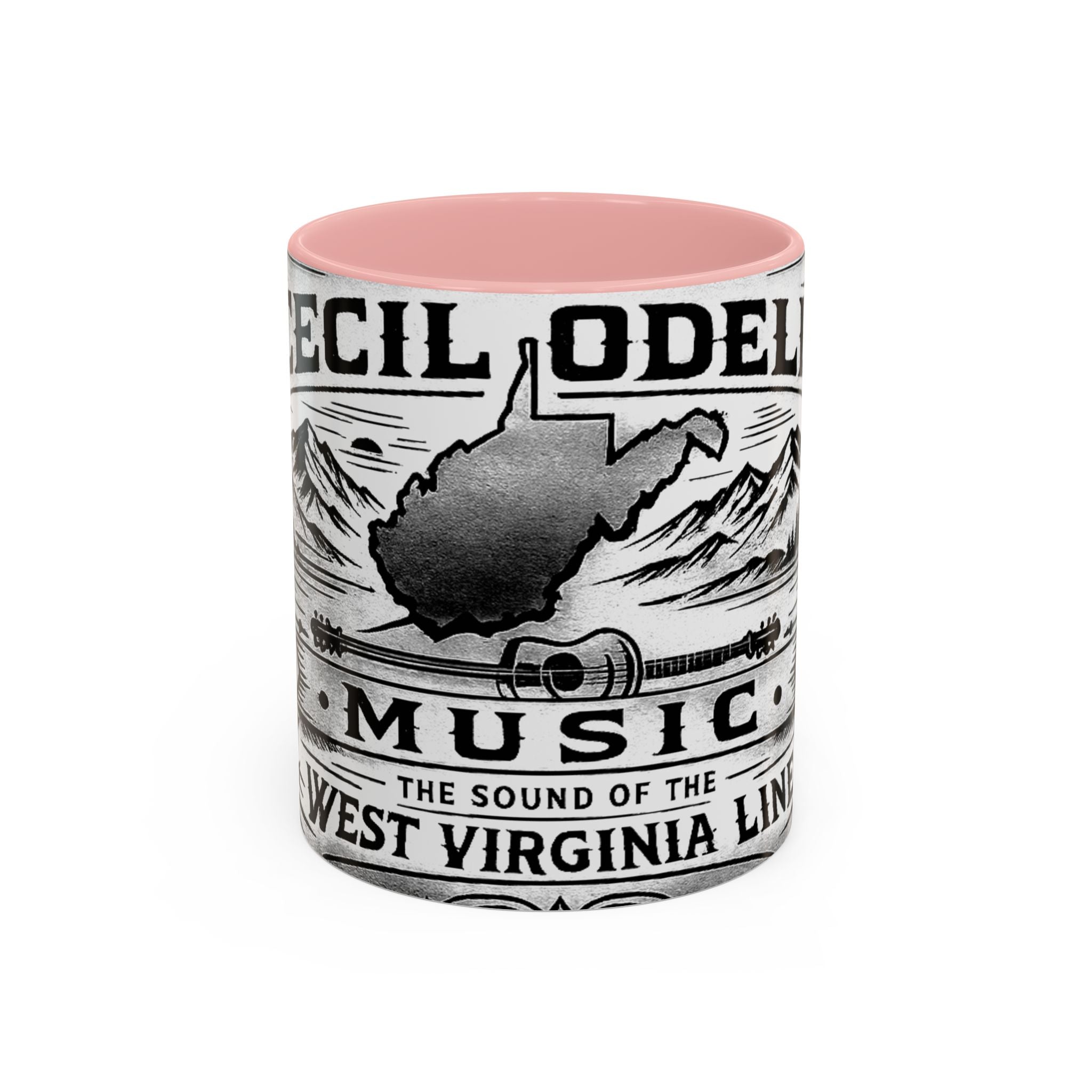 West Virginia Music Coffee Mug: 'The Sound of the West Virginia Line' Accent Mug
