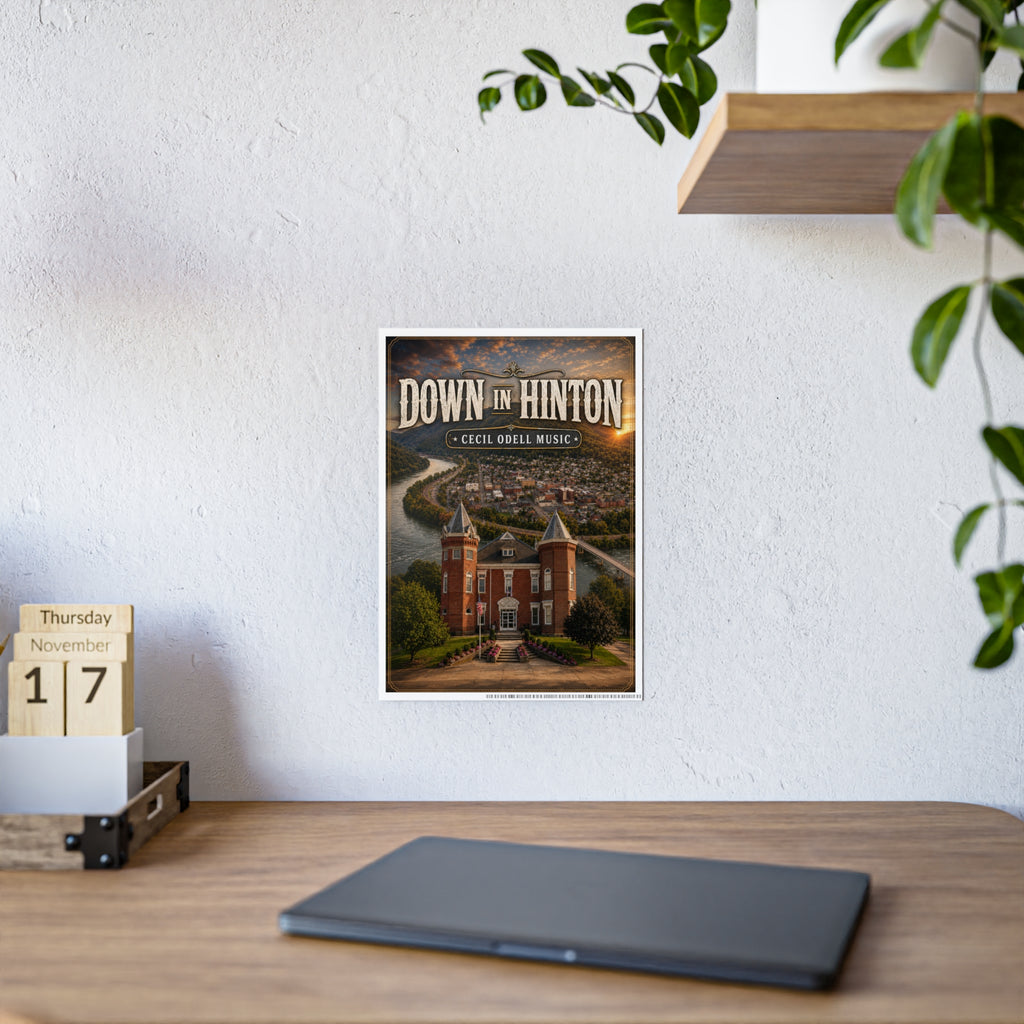 Down in Hinton Gloss Poster
