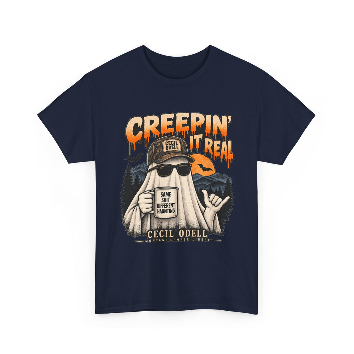 Creepin' It Real Halloween Tee | Cecil Odell