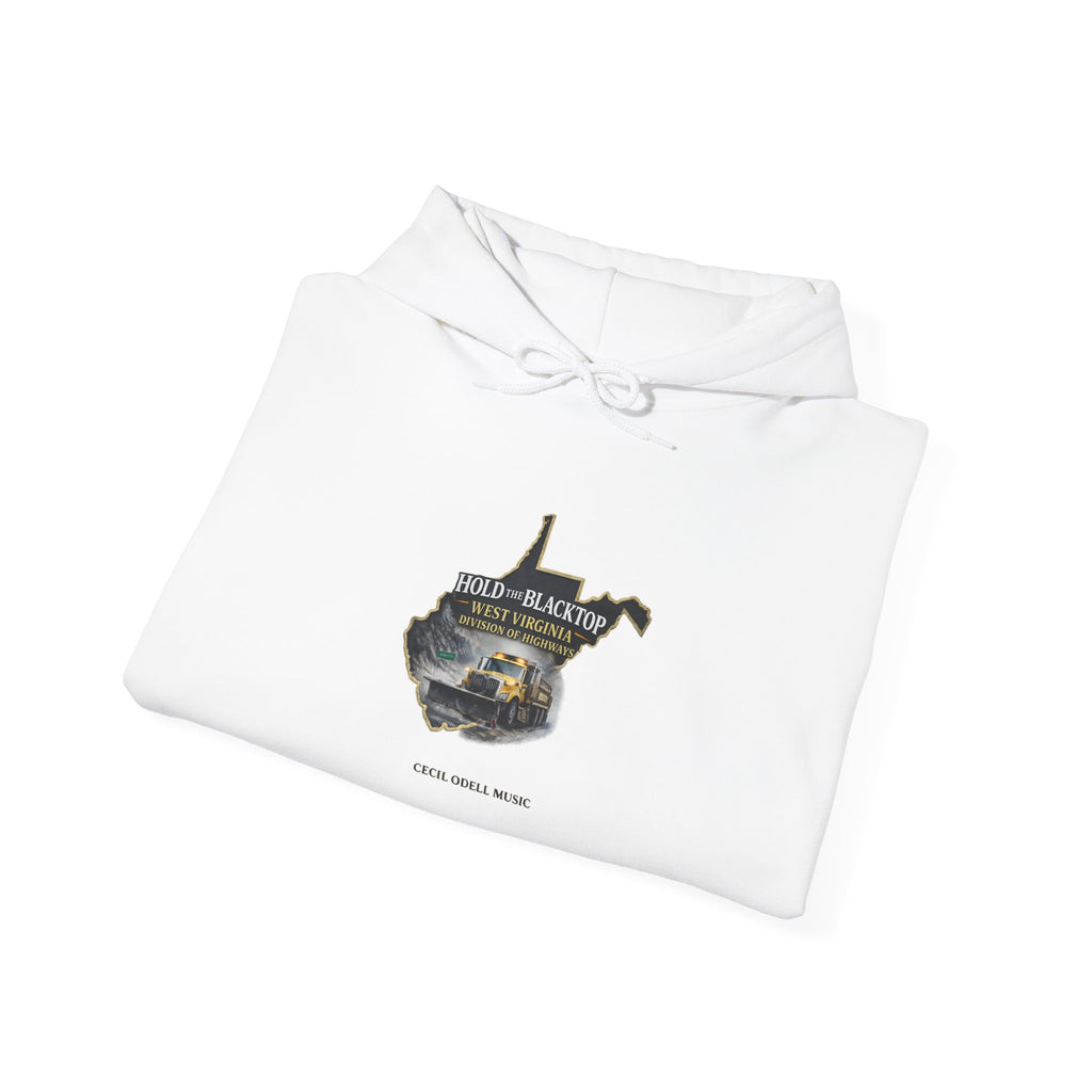 Hold the Blacktop Hoodie: Classic Road Trip Graphic Pullover