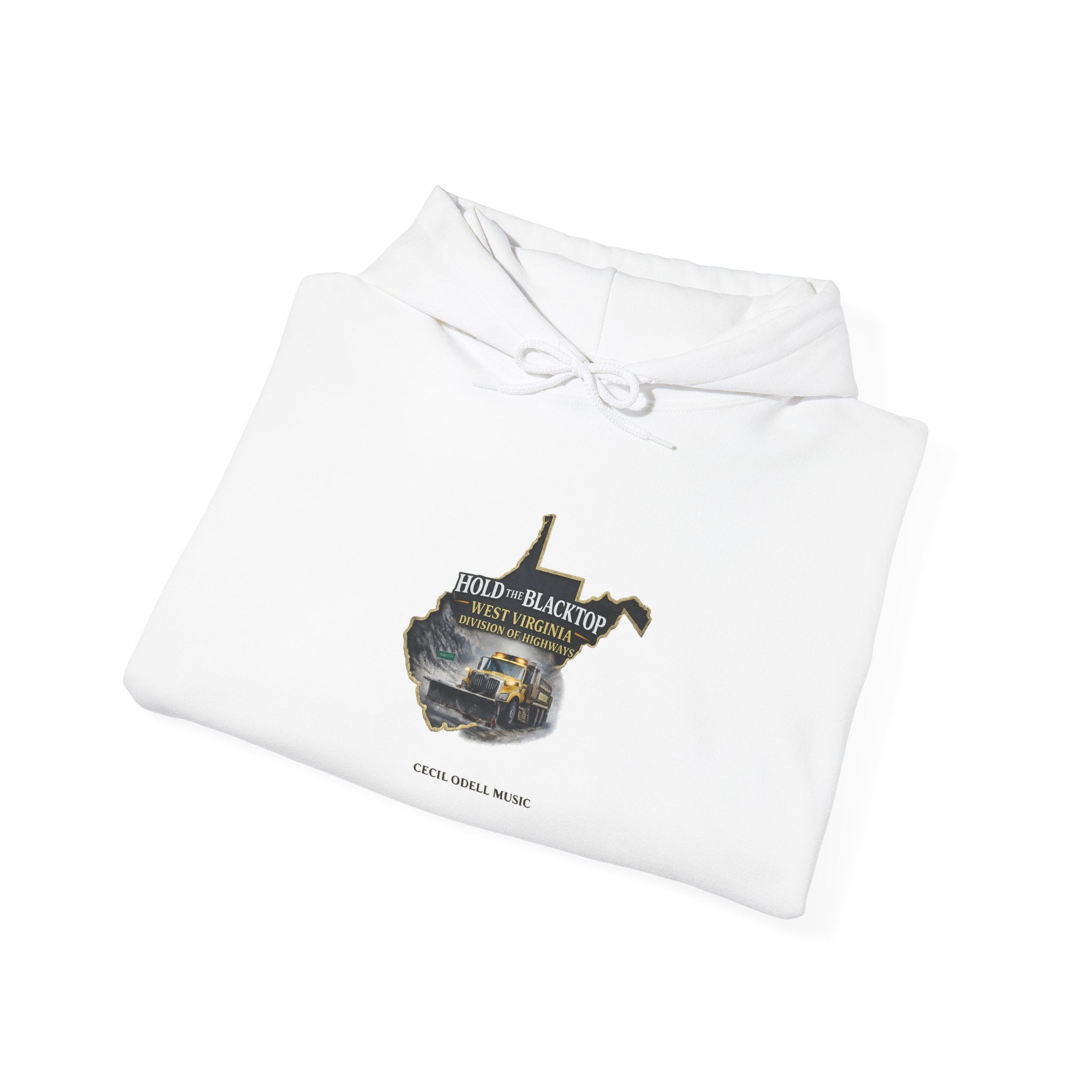 Hold the Blacktop Hoodie: Classic Road Trip Graphic Pullover