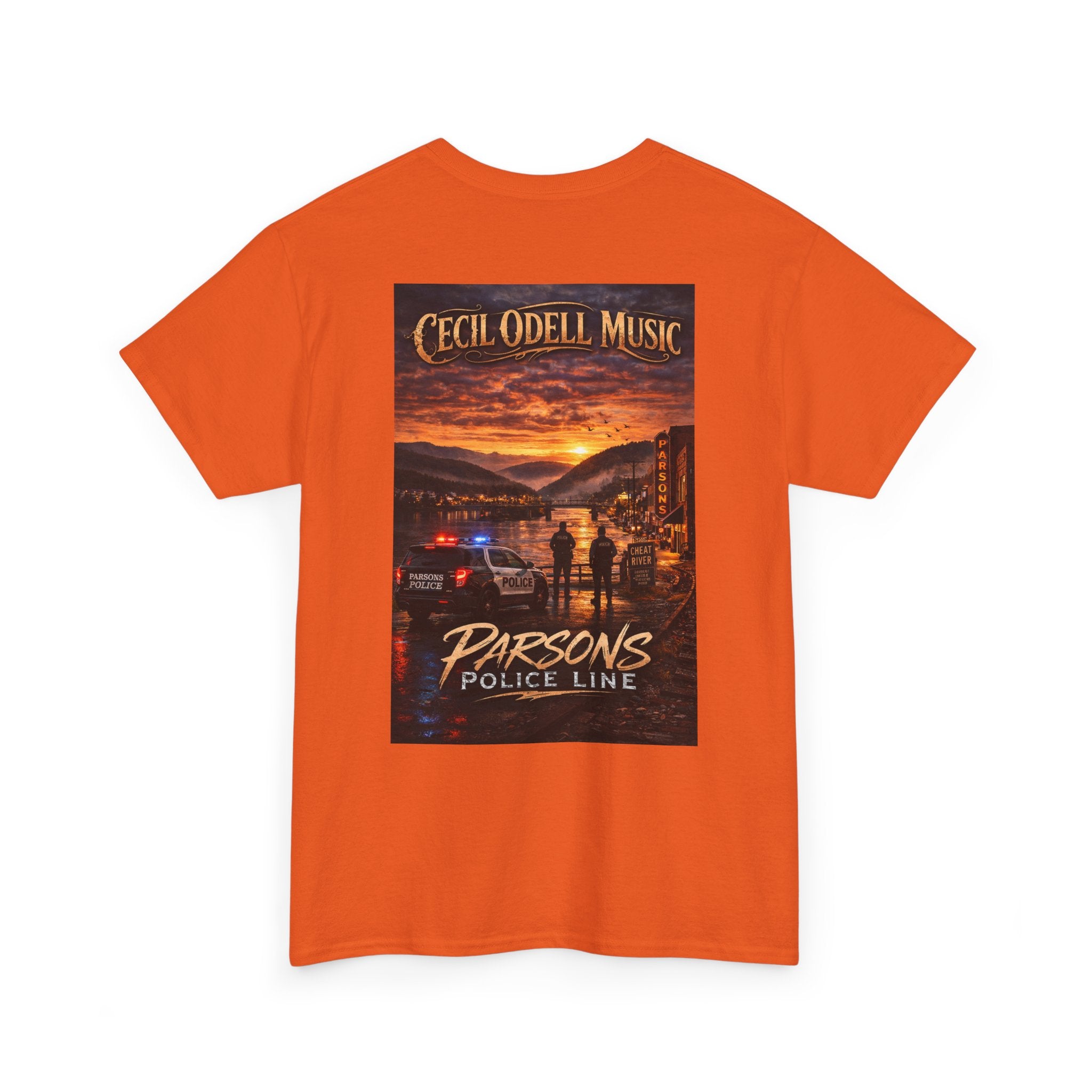 Parsons PD song art shirt